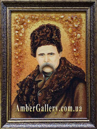 Бурштиновий портрет Тараса Шевченка №18