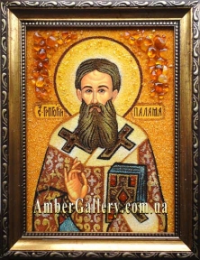 Ікона з бурштину Григорій Палама №1