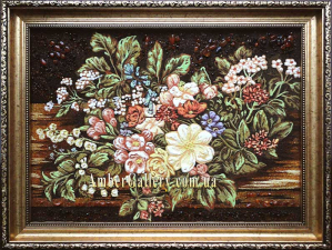 Картина з бурштину «Натюрморт» №74